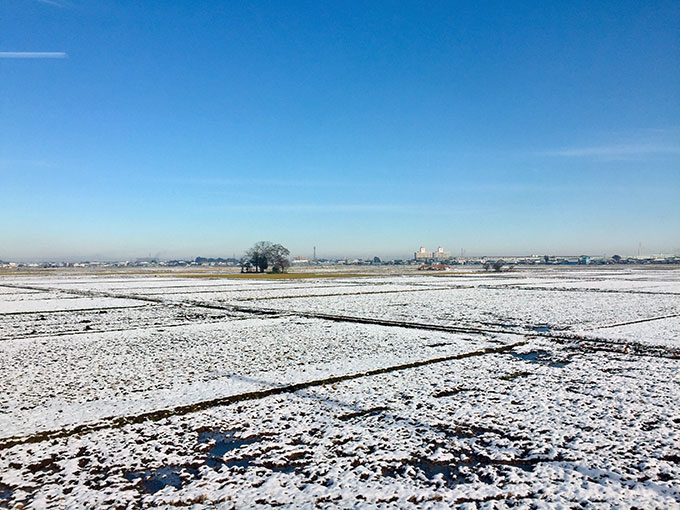 川越の積雪