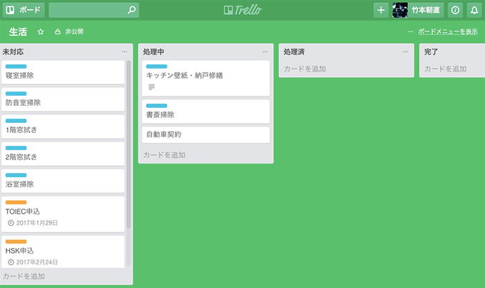 Trello プロジェクト管理ツール