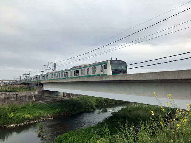 JR川越線 新河岸川橋梁