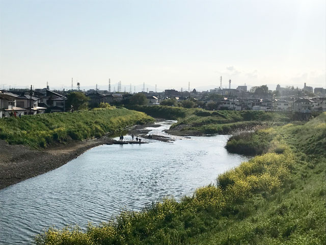 新河岸川・新扇橋周辺